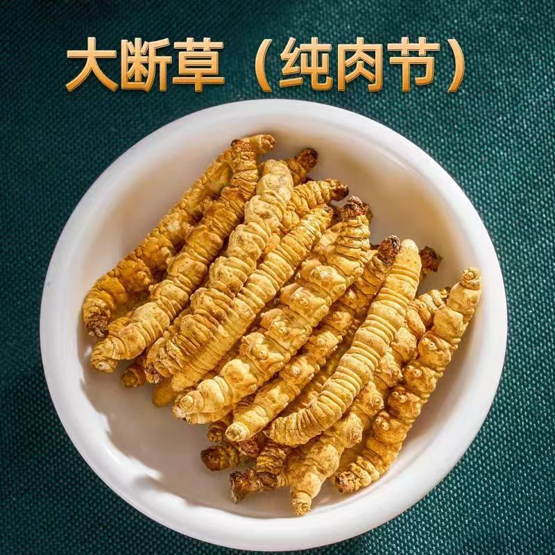西藏那曲冬虫夏草断草 干货纯肉节 煲汤泡酒滋补品批发