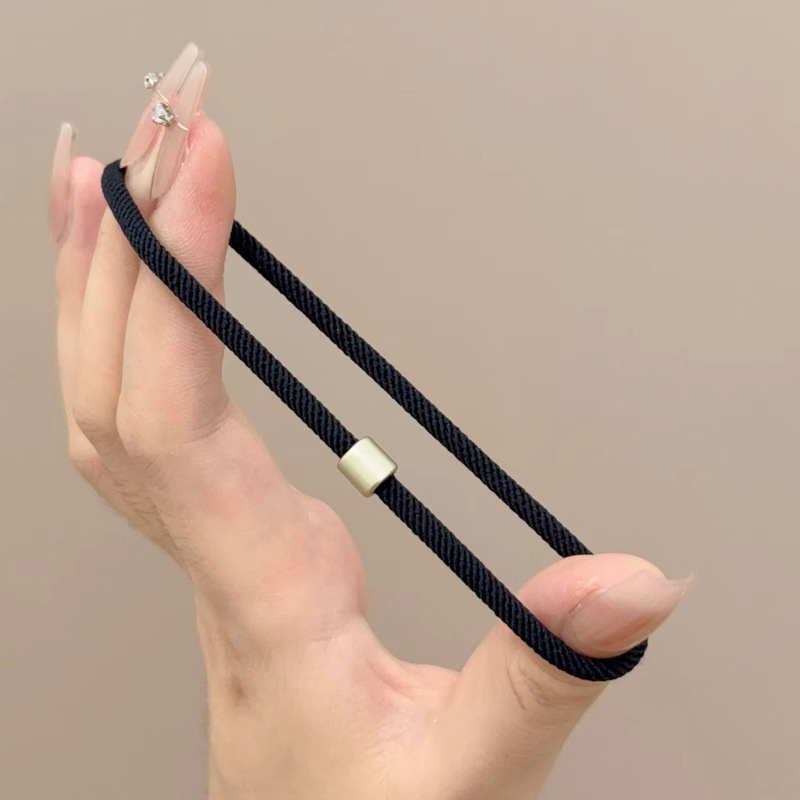 Simple curry cordón elástico duradero temperamento anillo de cabello 2025 nuevo tipo de banda de goma de cabello de alta calidad
