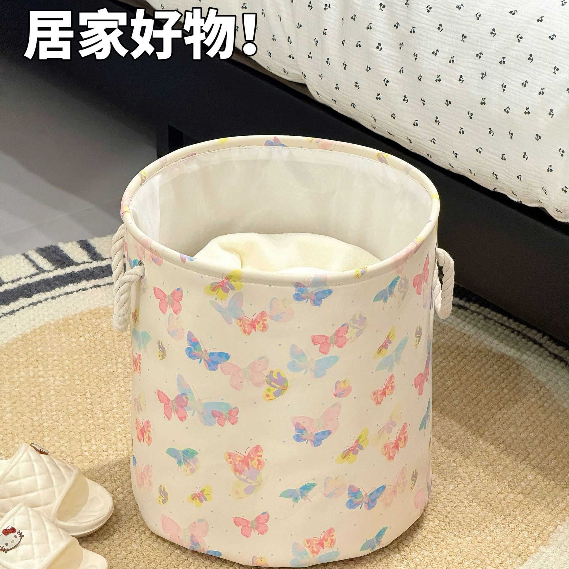 Cesta de ropa sucia canasta de ropa sucia plegable canasta de almacenamiento de ropa sucia doméstica de gran capacidad canasta de lavandería muñeca barril de almacenamiento