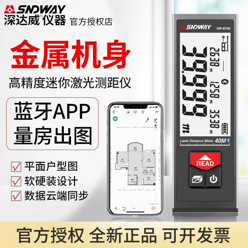 Мини-лазерный дальномер Электронная линейка портативный высокоточный линейный измерительный прибор инфракрасный измерительный расстояние