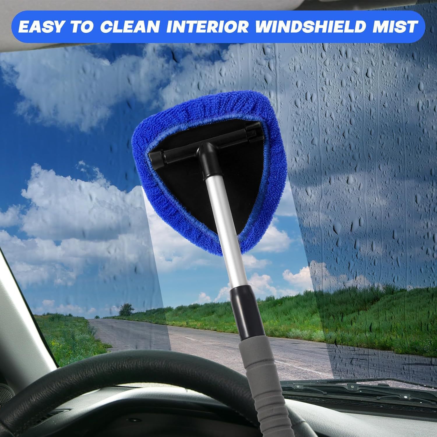 Microfiber Cloth Car Windshield Cleaning Tool