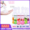 Fruit cleansing milk with brush amino acid based, fruit flavor, wholesale