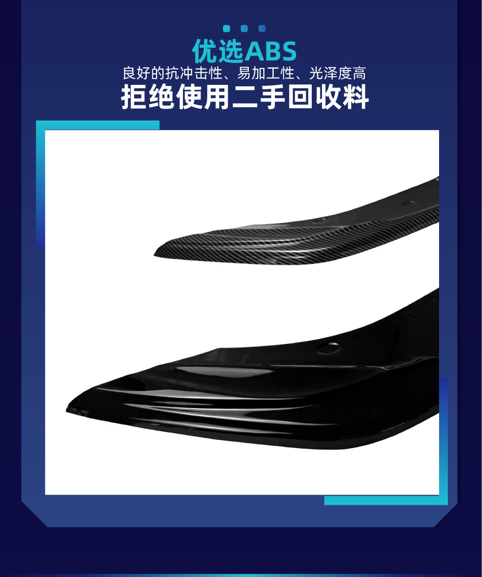 Suitable for Mercedes-Benz GLB X247 GLB35 AMG Line 2020-2026 rear lip spoiler modification