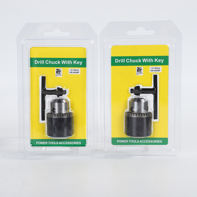2PC泡盒扳手夹头1.5-10mm3/8-24unf手电钻钻头转配件批发高精度