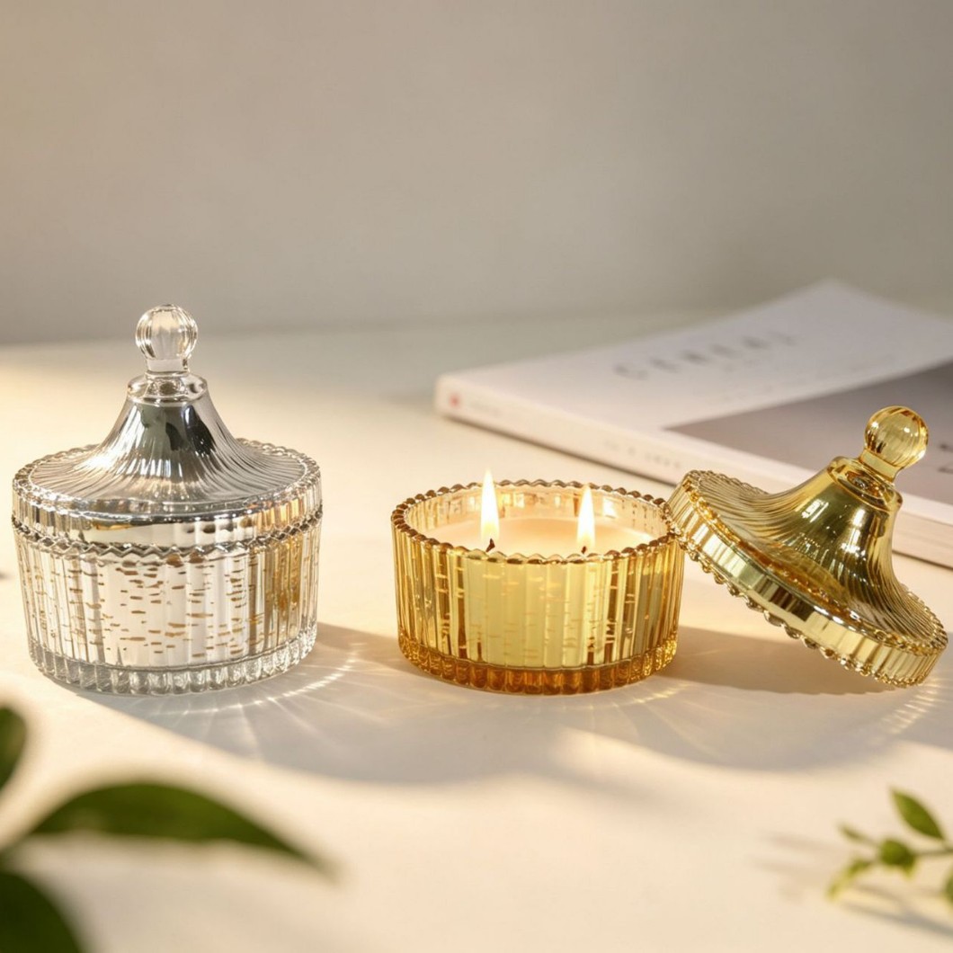 Vela Aromática de Cera de Soja, Calmante y Fragancia Duradera para Dormitorio y Baño