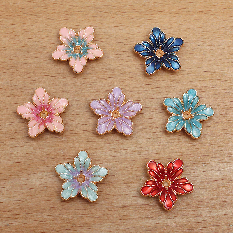 14928 Diy Accessories 20mm Alloy Three-dimensional Flower Center...