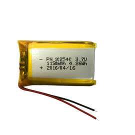 102540聚合物锂电池1150mAh智能保温水杯小夜灯蓝牙音箱3.7V电池