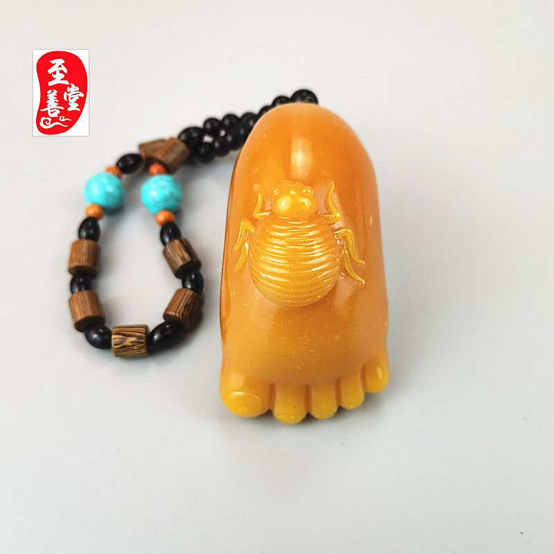 仿寿山石雕田黄石知足常乐风水玄关摆件玉石观赏奇石