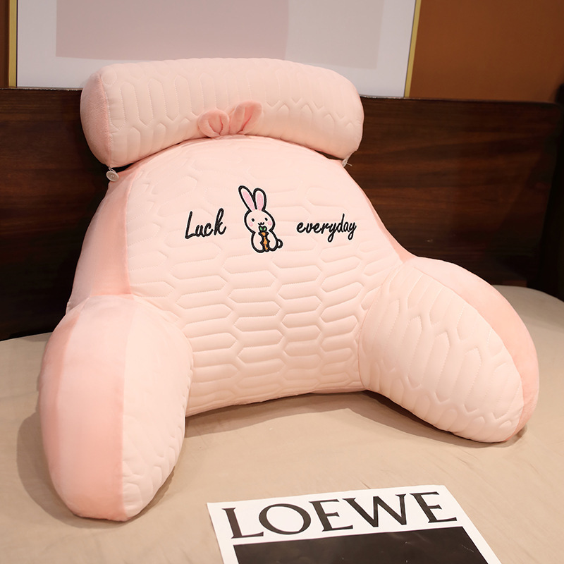 Almohada de cama al por mayor Ice Doudou Almohadilla de respaldo grande Cojín de cabecera Almohada de paquete suave Sofá para dormir