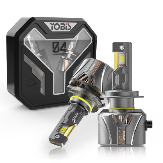 YOBIS cross-border headlight car headlight y220 modified H1H4H7H11 far and near light integrated 300W three copper tubes