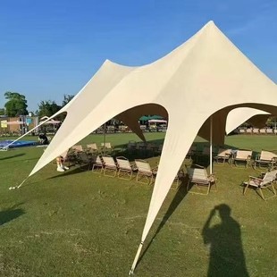 Outdoor Oversized Canopy Tent Camping Lotus Genting Giant Octopus Camp Rainproof Sunshade Arbor