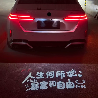 License plate lamp — car trunk welcome light - x511-21-years-single-projector-license-plate-light-life