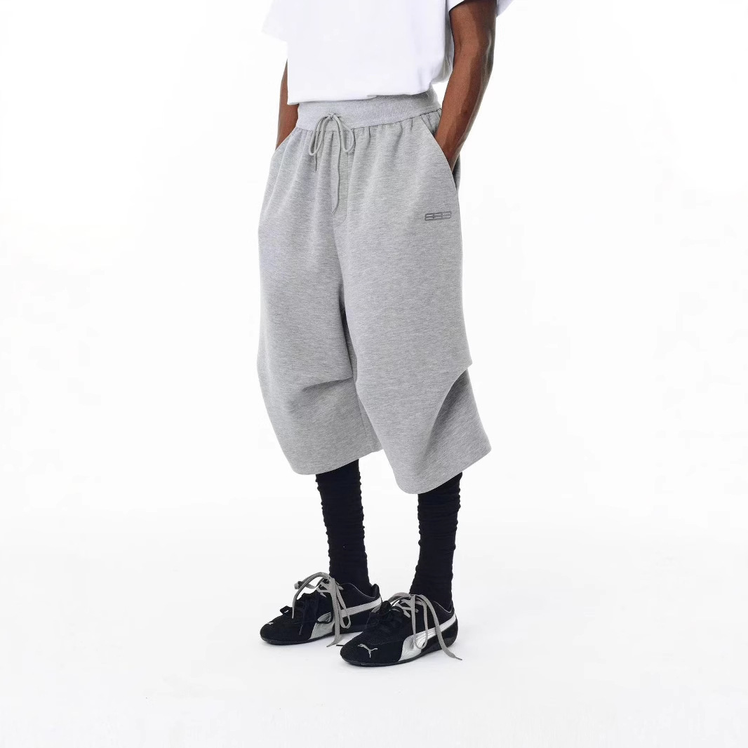 Comercio exterior exclusivo para marcas de moda estadounidenses para hacer viejos pantalones de verano, pantalones retro de siete puntos, pantalones deportivos casuales, pantalones de estilo de vestir