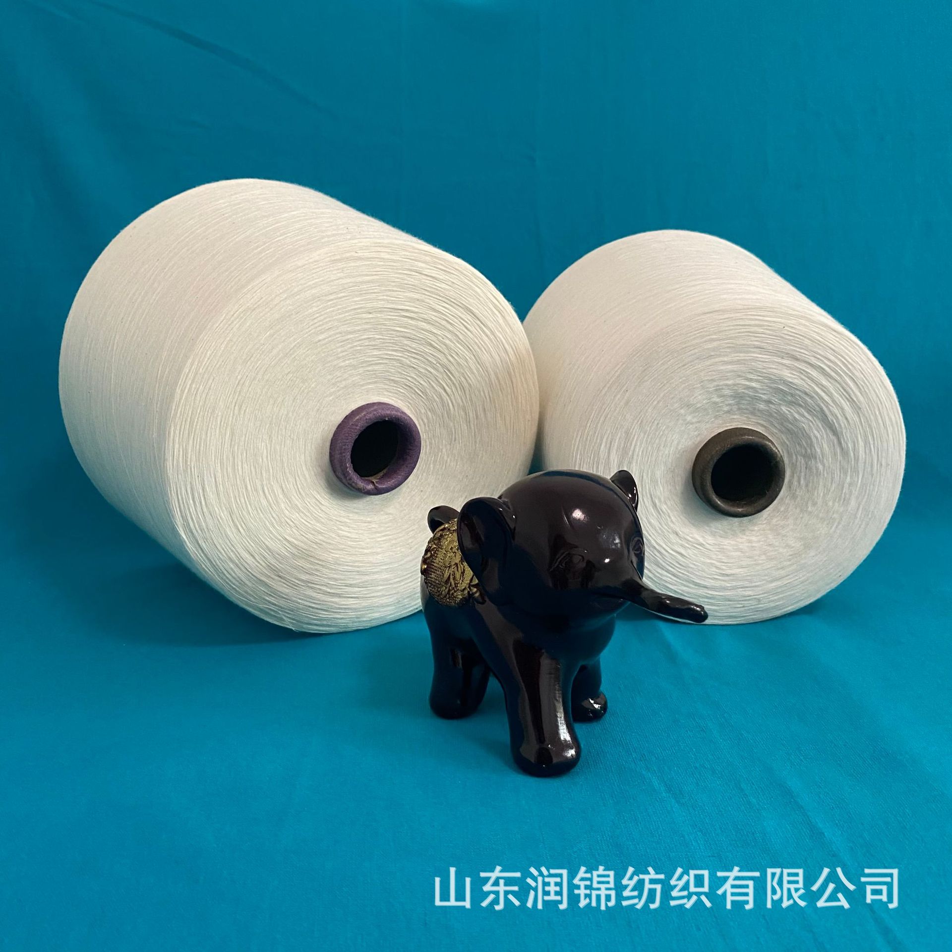 润锦批发纯棉高支纱 美国长绒棉纱 2403纯棉麻灰纱32支纯棉染色纱