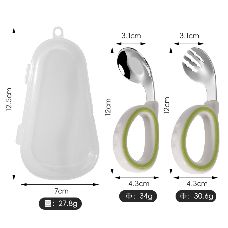 한쌍(포크+스푼) 316-그린+수납박스