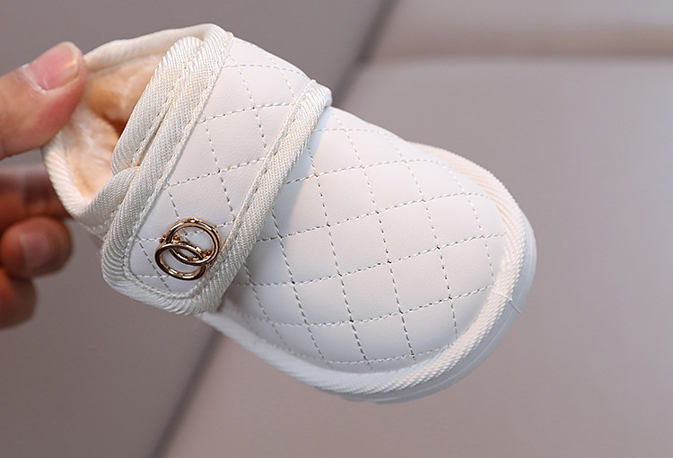 Biezi, plīša kokvilnas sniega zābaciņi, silti ziemas un meiteņu pastaigu apavi, mīksta zole, ūdensnecaurlaidīgi_voghion.com