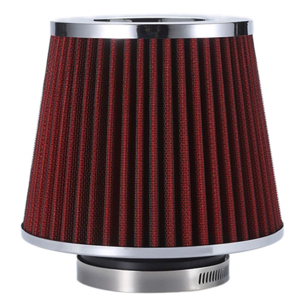 Фильтрующий элемент с высоким расходом модификация впуска автомобиля 76 мм воздушный фильтр 101/90 мм Грибовидная головка Универсальная