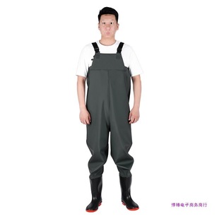 Water-Resistant Waders with Rain Boots and Rain Pants for Men, Suitable for Fishing and Water Activities, Full-Body Waterproof Clothing