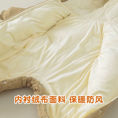 Baby Winter Cotton Clothing Warm-Keeping Jumpsuit for Babies Winter Wear Super-Cute Cotton Padded Coat for Toddlers Winter Style Padded Outwear for Kids