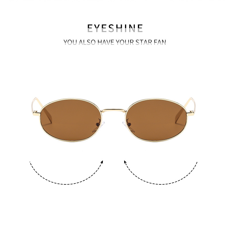 45g Weight Full Frame Glasses Structure Sunglasses Classification PC, UV400 Protection Lens Material Oval Frame Glasses Style Outdoor, Travel Occasion Solid Color Pattern Unisex Gender Streetwear Style Streetwear Solid Color PC UV400 Protection Oval Frame Full Frame Women's Sunglasses 4