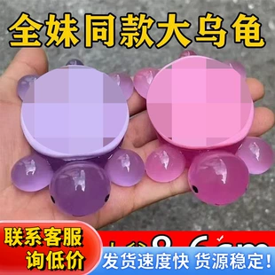 Resin Turtle Blind Box Toy, Large Luminous Turtle Figure, Random Color Surprise (Various Sizes)