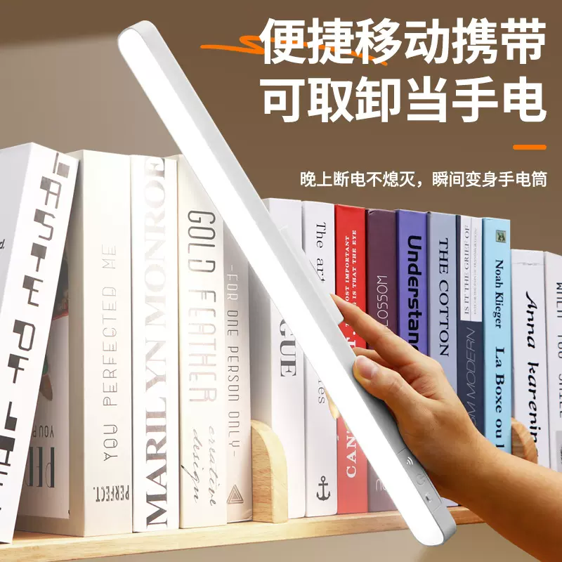 跨境LED护眼台灯磁吸充插两用酷毙灯大学生宿舍学习阅读台灯批发