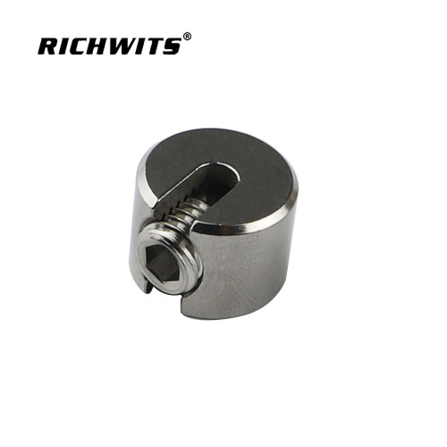 316 stainless steel one-word slot chuck, one-word wire rope clamp, one-word chuck, garden wire rope net chuck