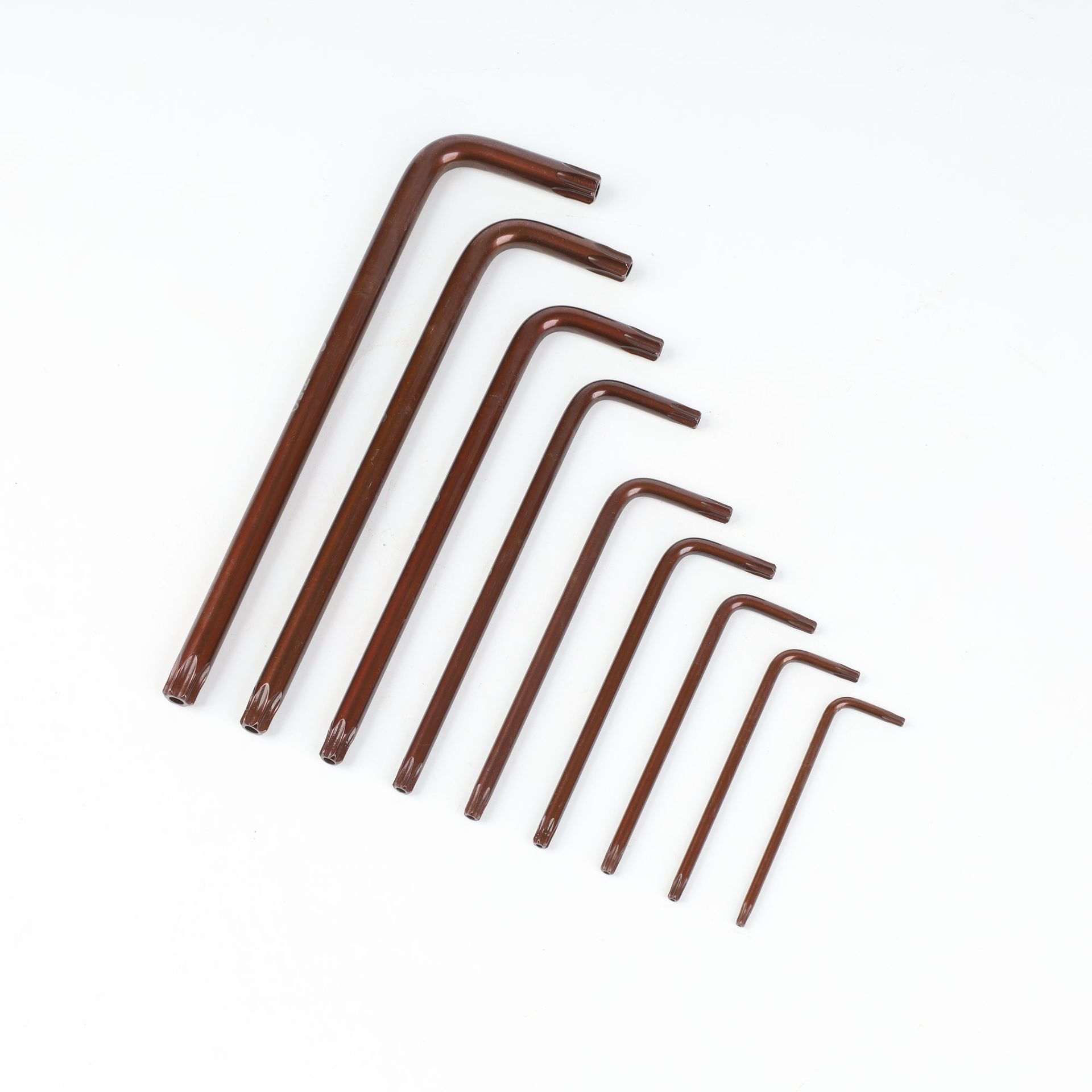 9pc内六角扳手S2球头L型套装六棱梅花带孔六角螺丝刀工具