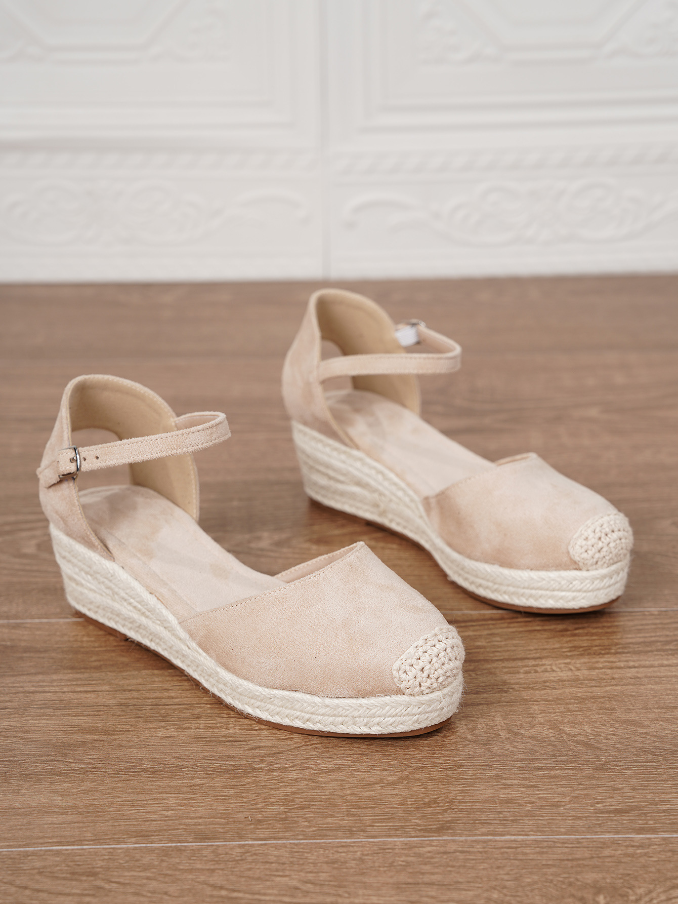 Sandalias de Cuña con Suela de Yute Plataforma Gruesa para Verano image 8