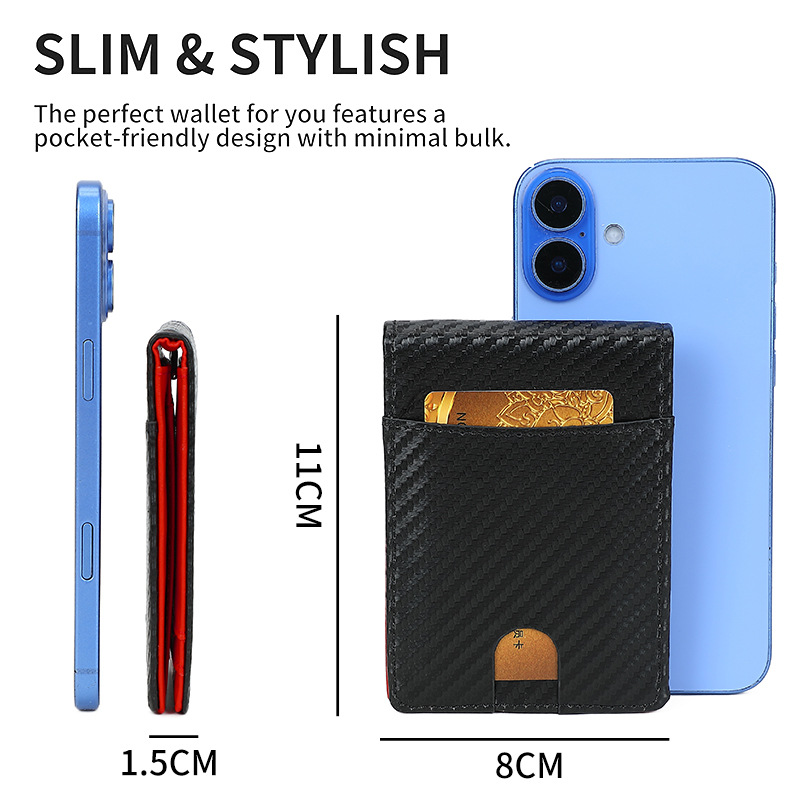 Amazon ultrafibra cartera de hombre monedero multifuncional monedero de hombre monedero de negocios monedero de tarjetas personalizado