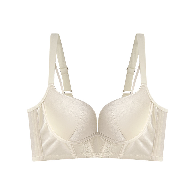 New French Velvet Sexy Underwear for Women with Small Breasts, Push-Up and Enlargement, Autumn and Winter Bras with Various Styles