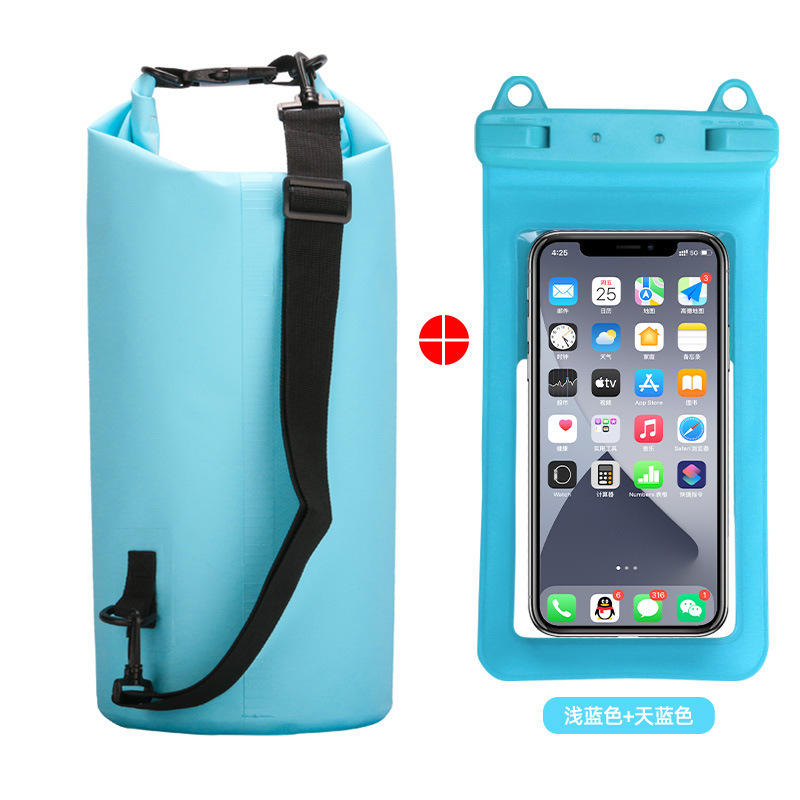 Verano playa caliente deriva bolsa de natación al aire libre mochila individual PVC impermeable bolsa de teléfono móvil Portátil Bolsa de cubo grande