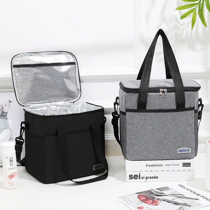 Bolsa aislante catiónica de comercio exterior, bolsa bento de gran capacidad con arroz, bolsa de lonchera explosiva transfronteriza, bolsa de picnic, bolsa de hielo grande