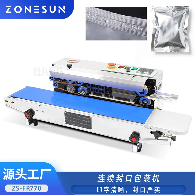 ZONESUN FR770 автоматическая машина непрерывной запайки плёнки стальные шестерни