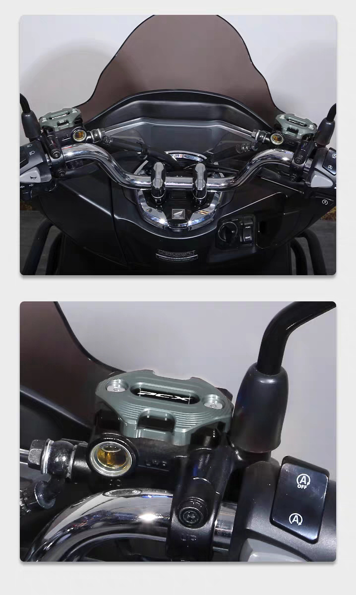 Suitable for Honda Pcx150/160/125 Motorcycle Modified Cnc Aluminum Alloy Disc Brake Upper Pump Cover Oil Pot Cover