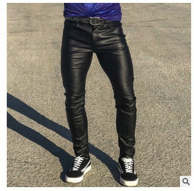 2024 Pantaloni in pelle punk per abbigliamento da prestazione casual in PU nuovo colore primavera 2024_voghion.com