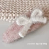 Fuchsia hairgrip with bow