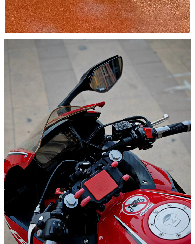 Suitable for Honda Cbr650R Cbr500R Cbr400R Cbr800 600 Rs Motorcycle Rearview Mirrors