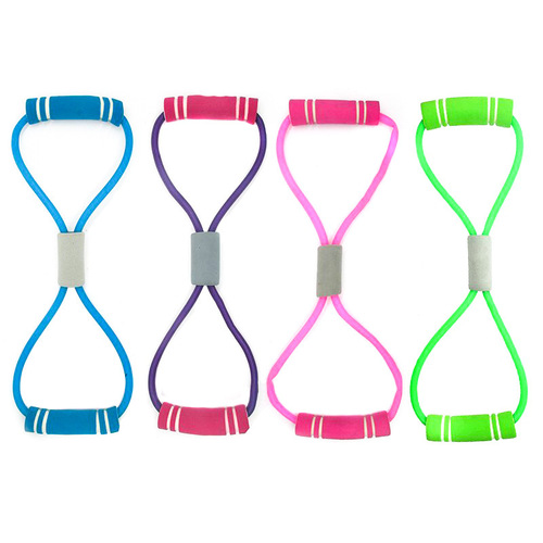 Yoga figure 8 tensioner 8 figure chest expansion fitness ring 8 figure tension rope girls fitness equipment