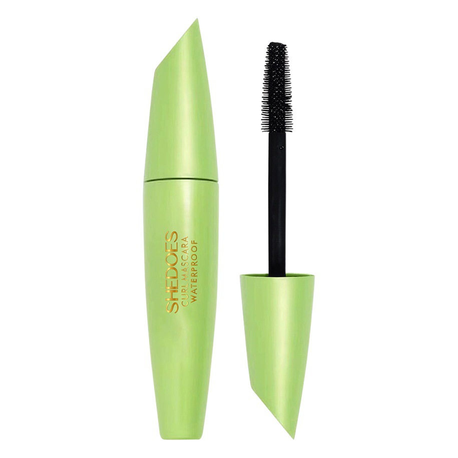 SHEDOES transfronterizo caliente impermeable grueso rizado de larga duración de secado rápido no mareado maquillaje traje de tres colores de rímel