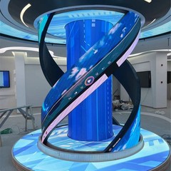 LED特殊形状フルカラーディスプレイ曲面球形ツリー状円筒形屋内および屋外の曲面フレキシブル電子ディスプレイ