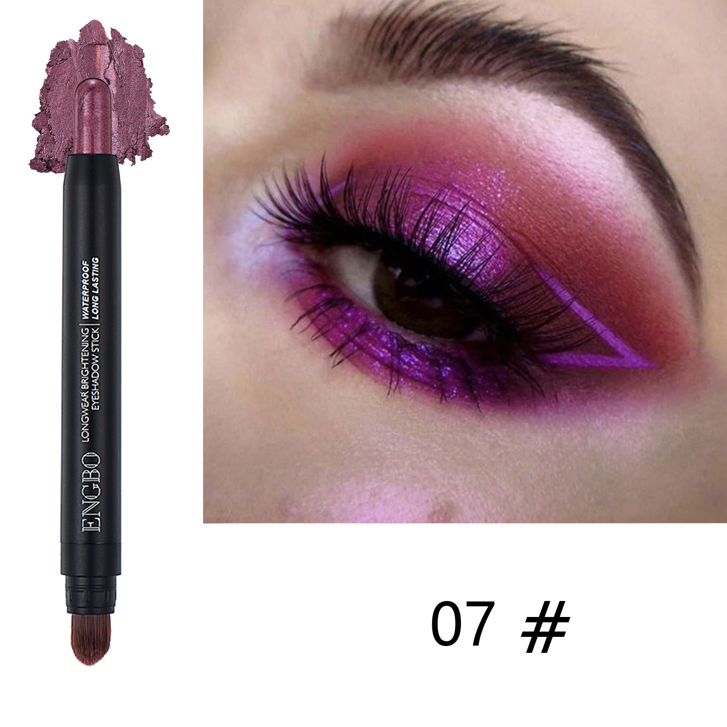 ENGBO Foreign Trade Double-tipped eyeshadow Pen Amazon Best-selling Eyeshadow Pen Set Long-lasting pearlescent Cross-border Eyeshadow undefined