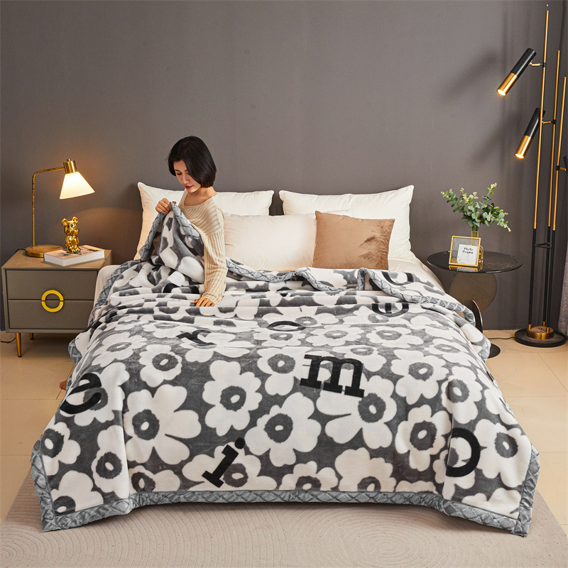 2024 nueva manta raschel gruesa