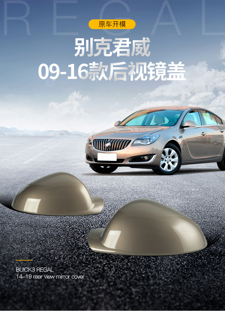 09-16 Regal Rearview Mirror Housing, Reversing Mirror Lens, Turn Signal, Rearview Mirror Assembly