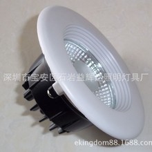 工厂批发LED筒灯外壳 2.5寸压铸铝防雾无主灯嵌入式COB筒灯天花灯