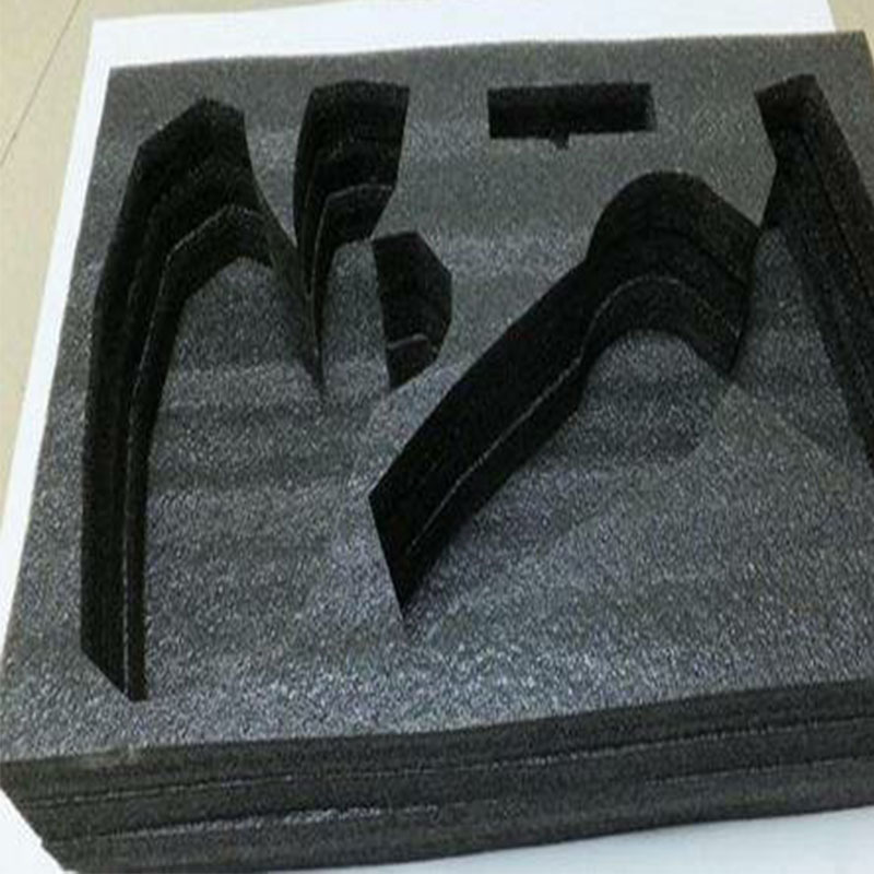 厂家黑色EPE珠棉内衬 高密度泡棉成型抗震珍珠棉盒 泡沫包装材料