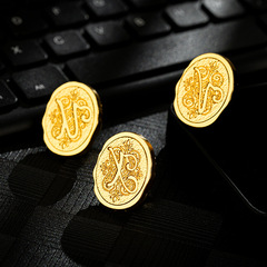 Fire seal stamp head factory direct supply 26 letter metal retro stamp head custom universal stamp head