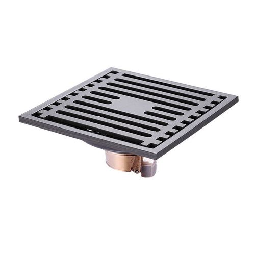 304 stainless steel gun ash large displacement floor drain for hotel balcony, anti-insect, anti-odor, anti-blocking bathroom shower room floor drain