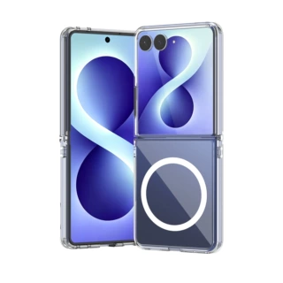 跨境热卖适用三星Z flip 8磁吸保护套Z fold 7防摔折叠透明手机壳