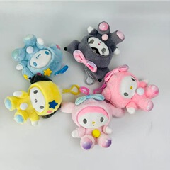 日本の星の月のサンリオのぬいぐるみのペンダント